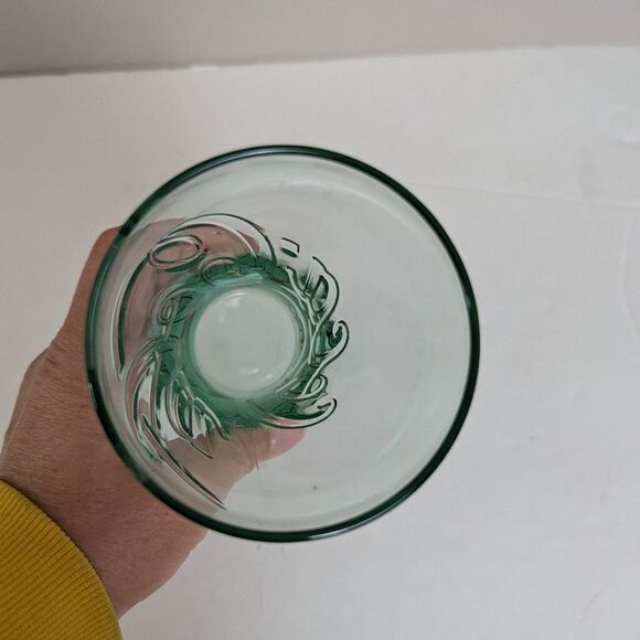 Vintage Libbey Coca-Cola Green Glass Tumbler – Embossed Logo - Picture 5 of 7